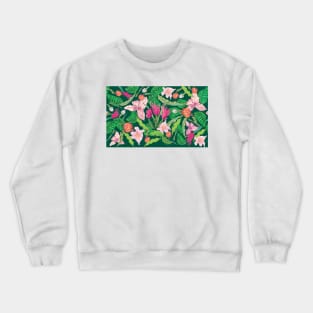 Tropical Hawaiian Florals Crewneck Sweatshirt
